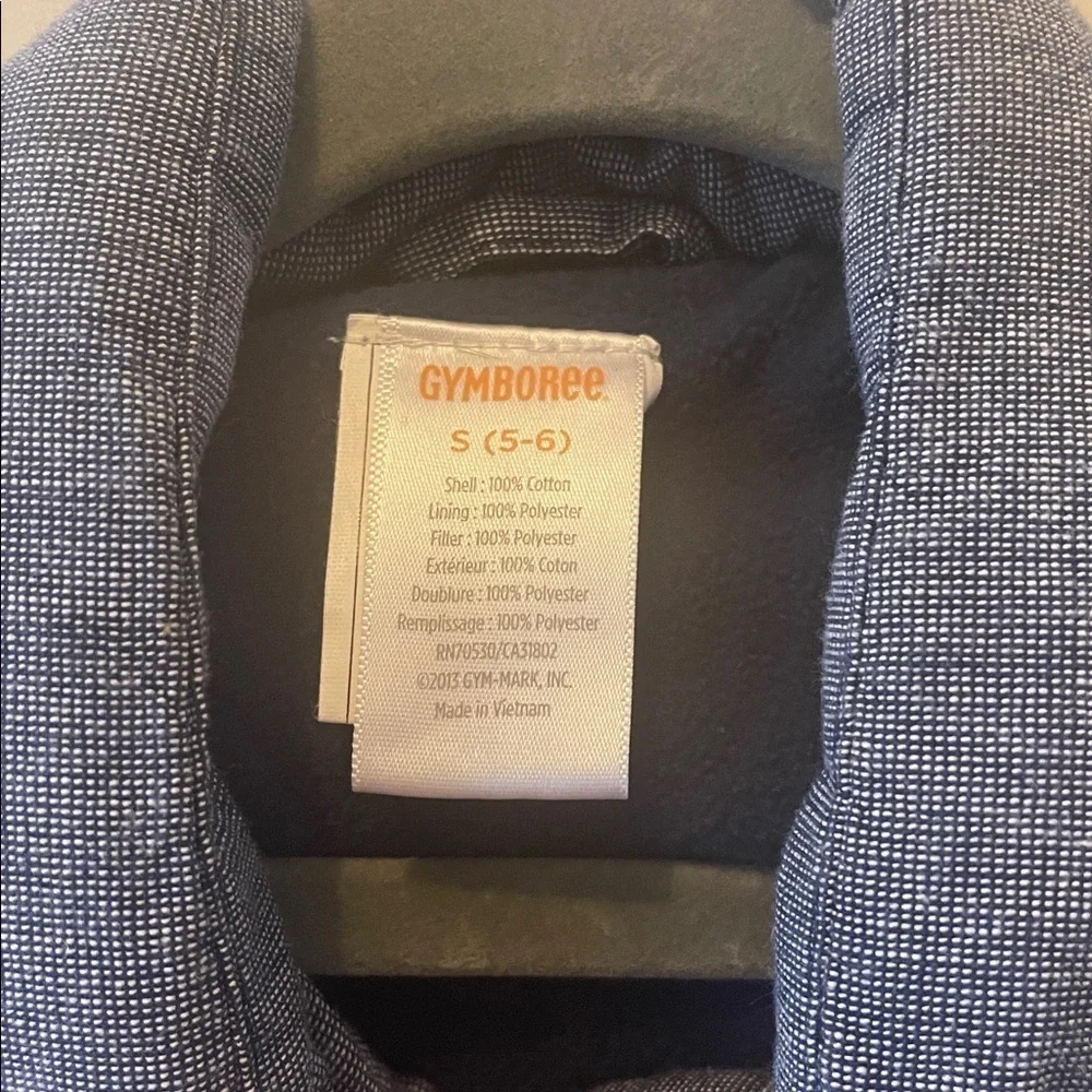 Gymboree Navy Quilted Vest SZ S (5-6)